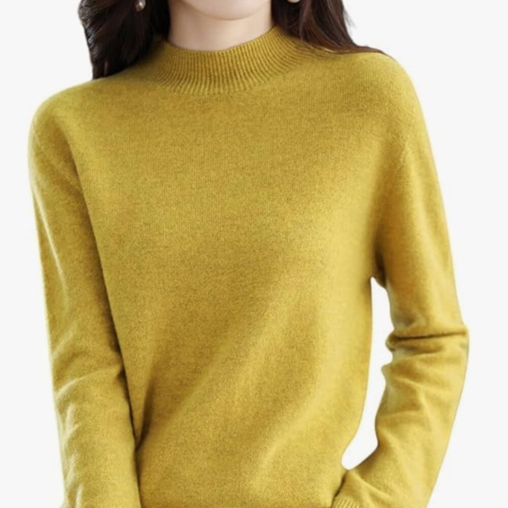 Cashmere Sweaters for Women,  Brand New - Small - Mustard